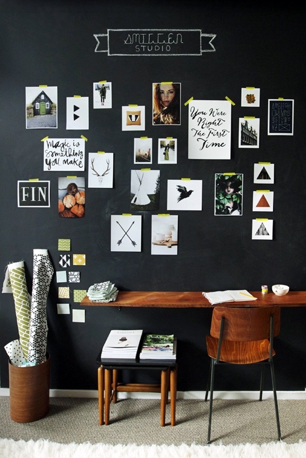 Unique wall photo display Ideas For You (9)