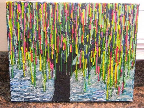 melted crayon art 10