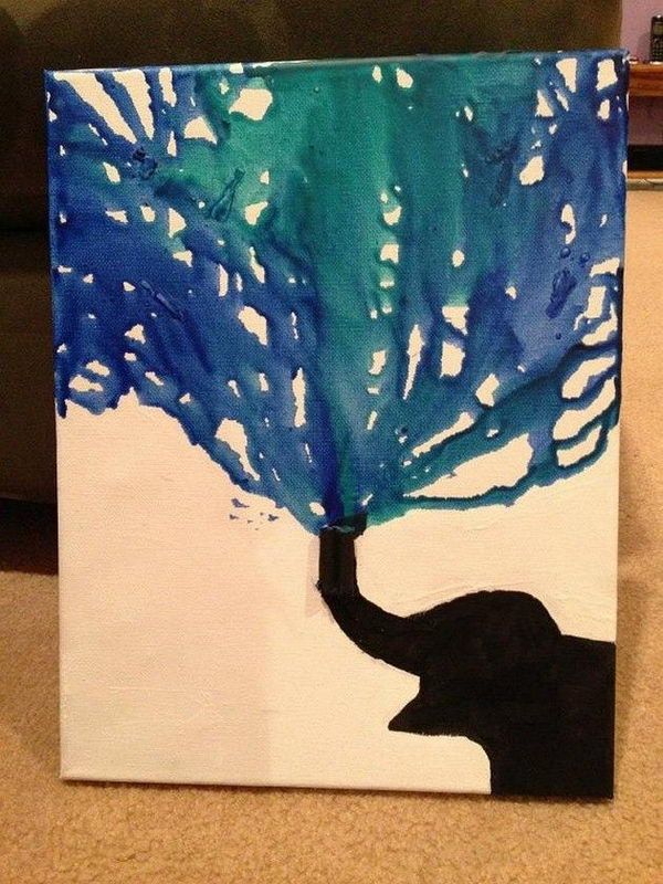 melted crayon art 13