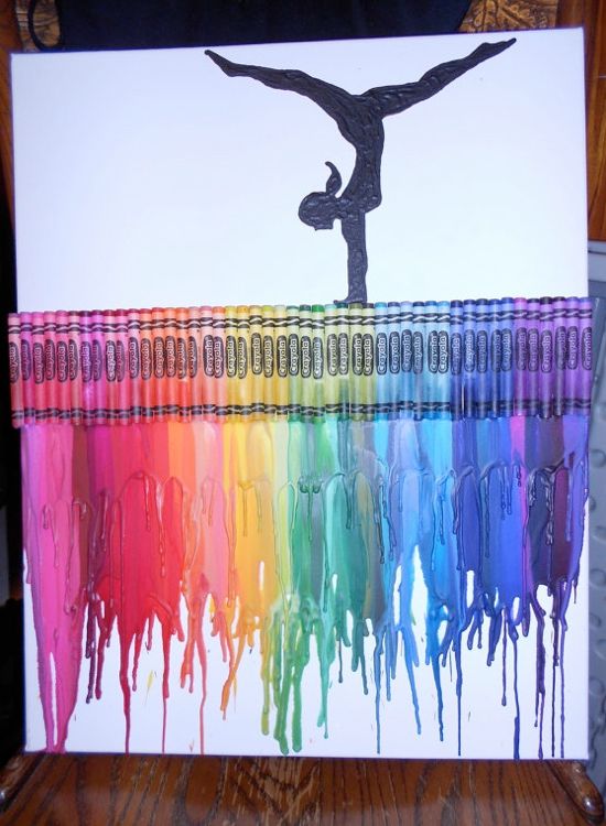 melted crayon art 2