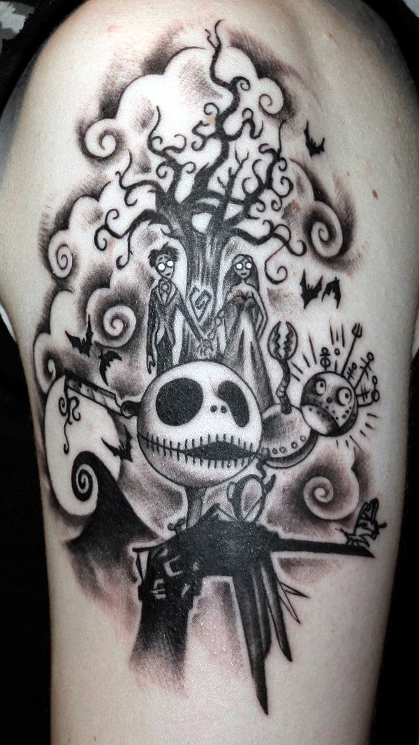 nightmare before christmas tattoos (18)