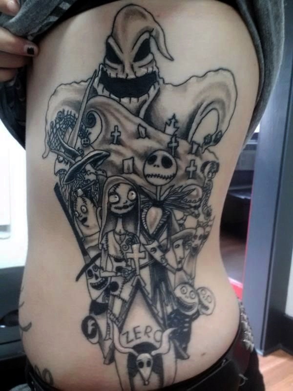 nightmare before christmas tattoos (2)