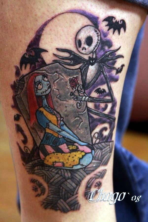 nightmare before christmas tattoos (30)