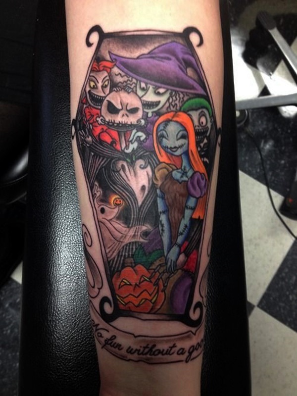 nightmare before christmas tattoos (42)