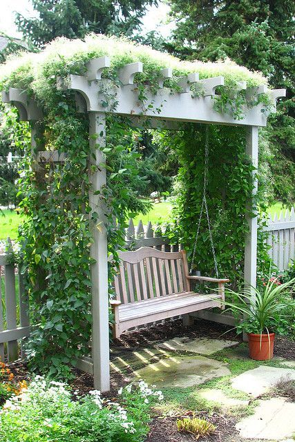 garden swing ideas 16