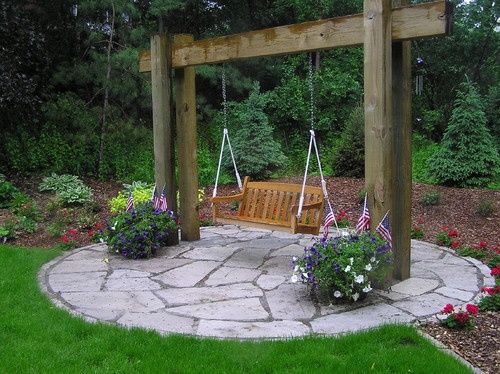 garden swing ideas 20