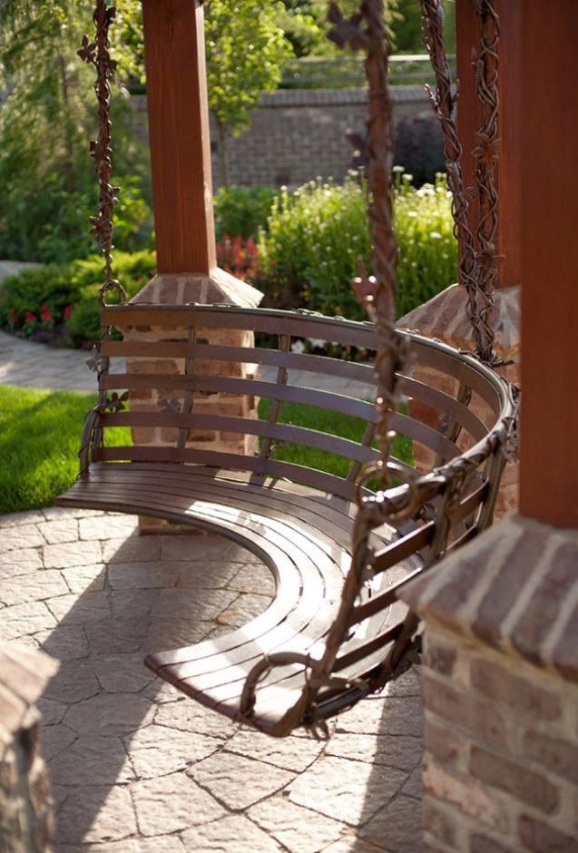 garden swing ideas 21