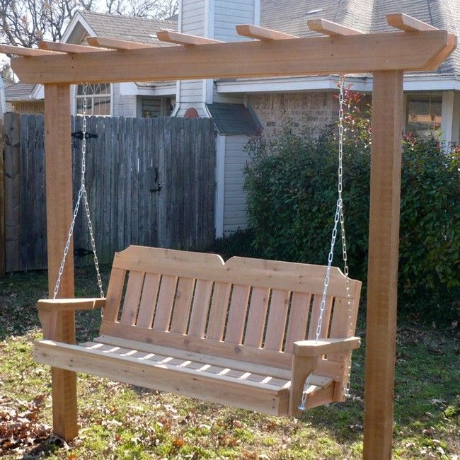 garden swing ideas 24