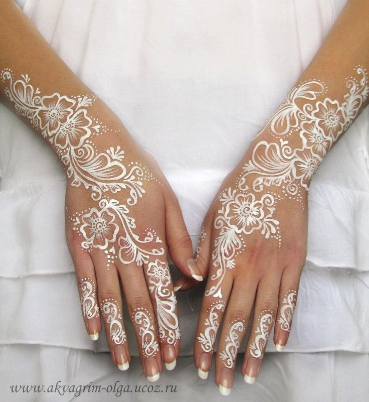 white henna designs 10