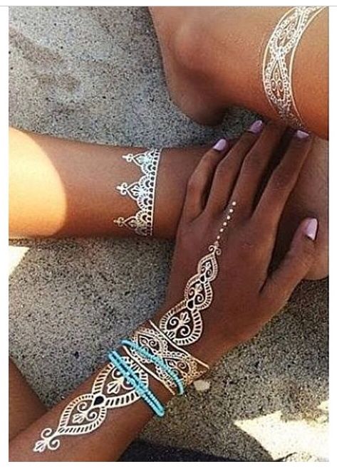 white henna designs 11