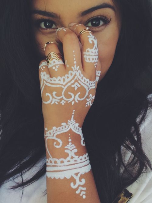 white henna designs 12