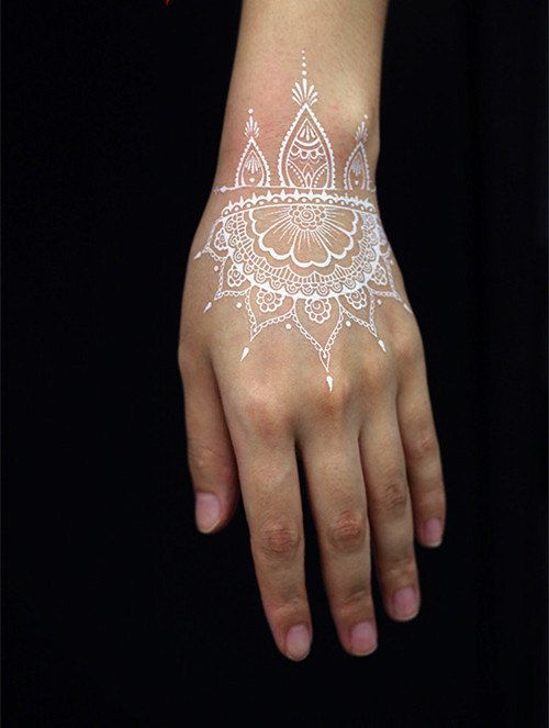 white henna designs 13