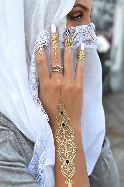 white henna designs 17