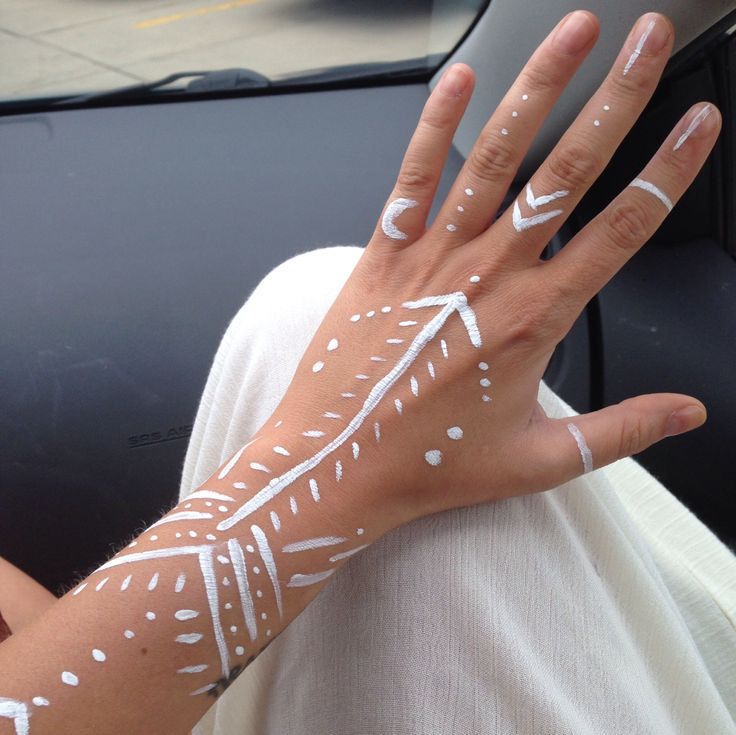white henna designs 21