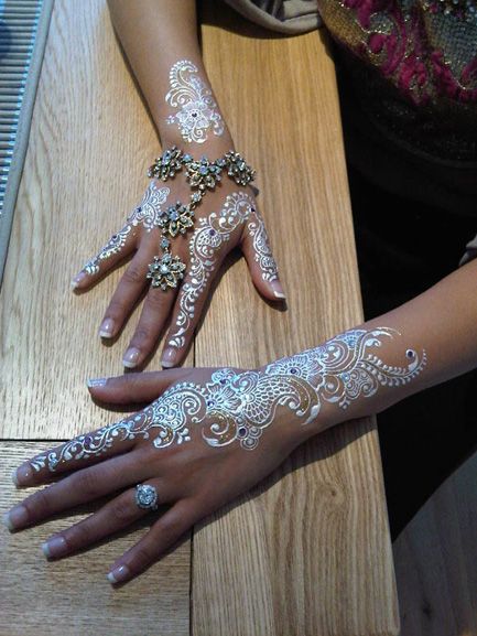 white henna designs 23