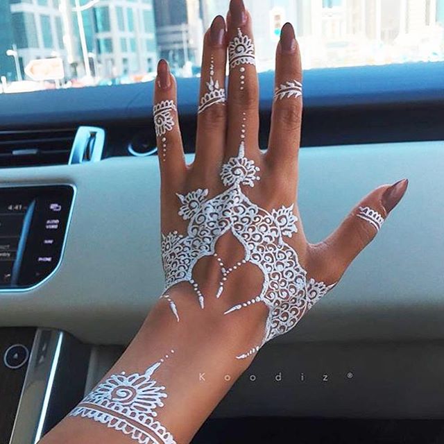 white henna designs 6