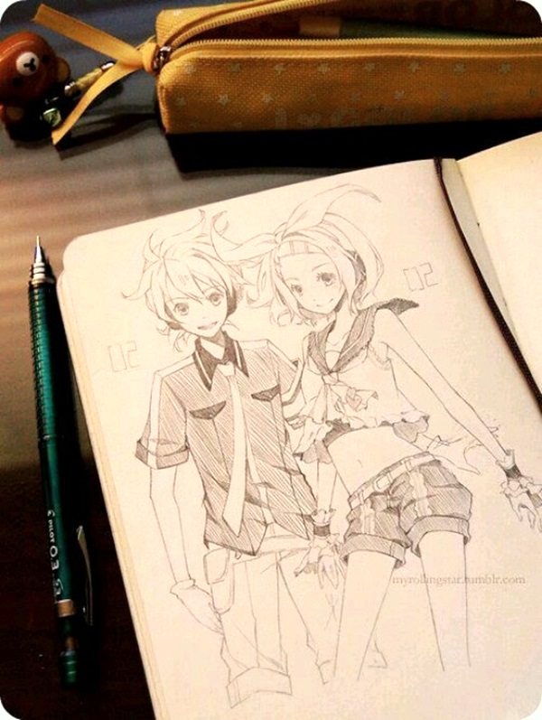 Amazing Anime Drawings And Manga Faces (6)