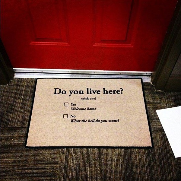 Brilliant Door Mats For Every Cool Human Being (29)