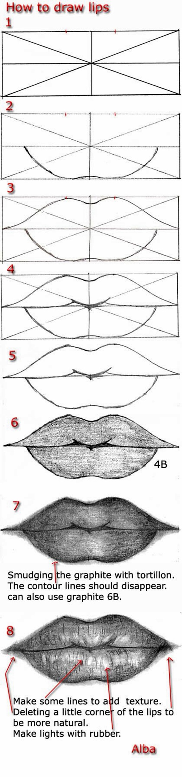 Easy Step by Step Art Drawings to Practice (36)