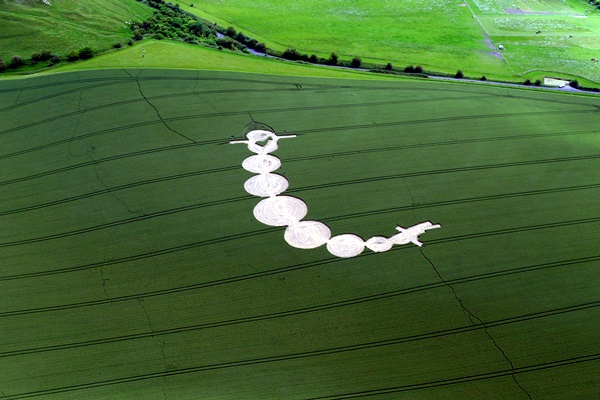 Another World Crop Circle Arts Drawn by Humans (39)