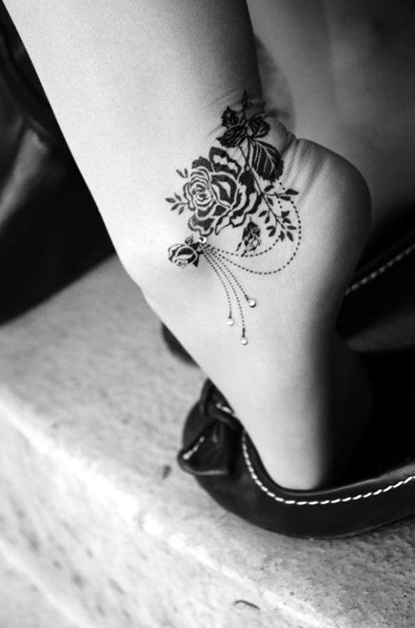 Cute and Tiny Ankle Tattoo Designs For 2016 (30)