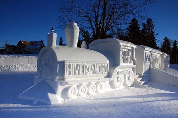 Realistic Snow Art Sculptures Winter Creations (13)