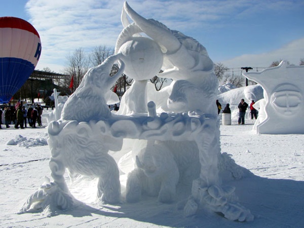 Realistic Snow Art Sculptures Winter Creations (18)