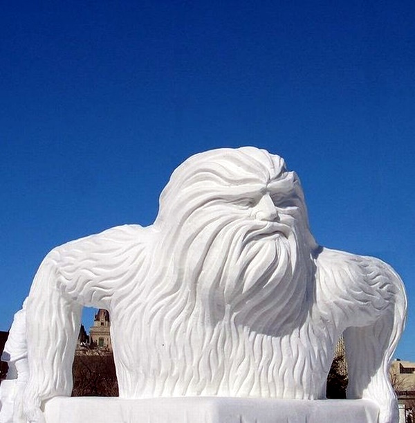 Realistic Snow Art Sculptures Winter Creations (25)