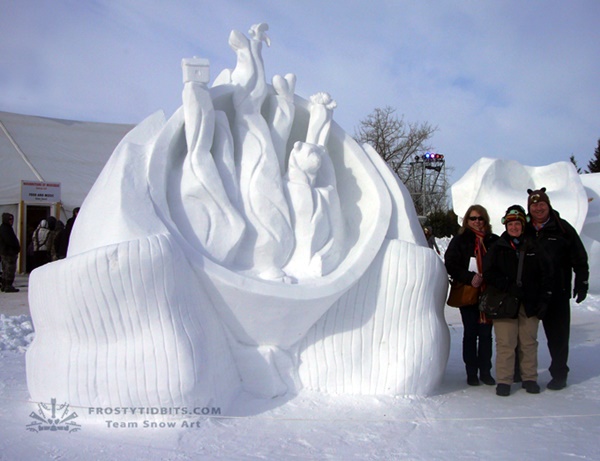 Realistic Snow Art Sculptures Winter Creations (32)