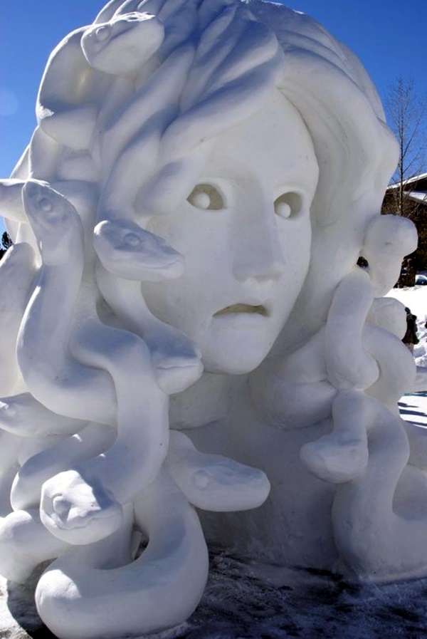 Realistic Snow Art Sculptures Winter Creations (33)