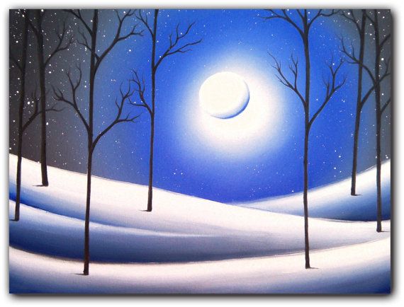 winter landscape painting 10