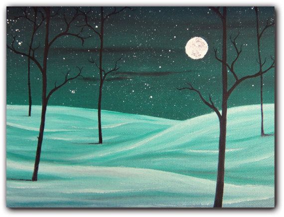 winter landscape painting 12