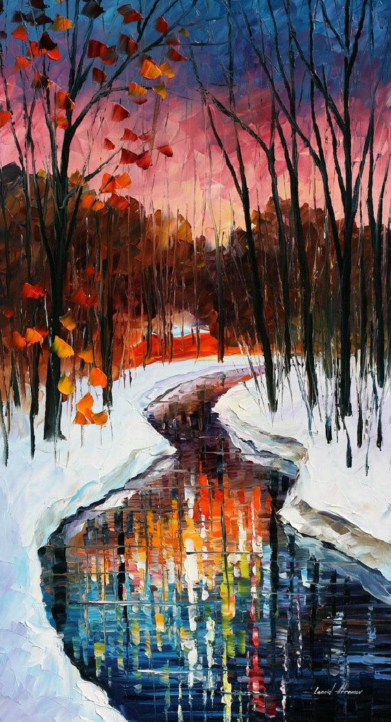 winter landscape painting 13