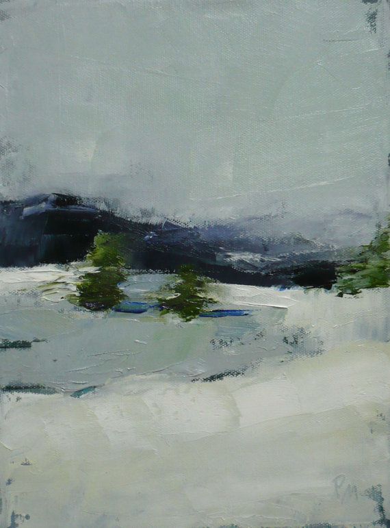 winter landscape painting 21
