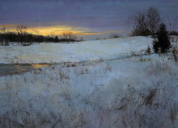 winter landscape painting 4