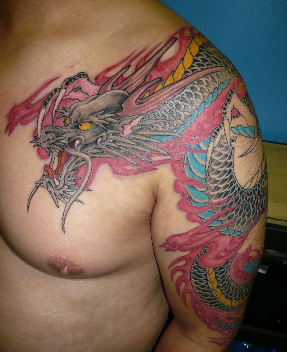 Second Life Marketplace  Chinese Dragon Tattoos 3 Pak