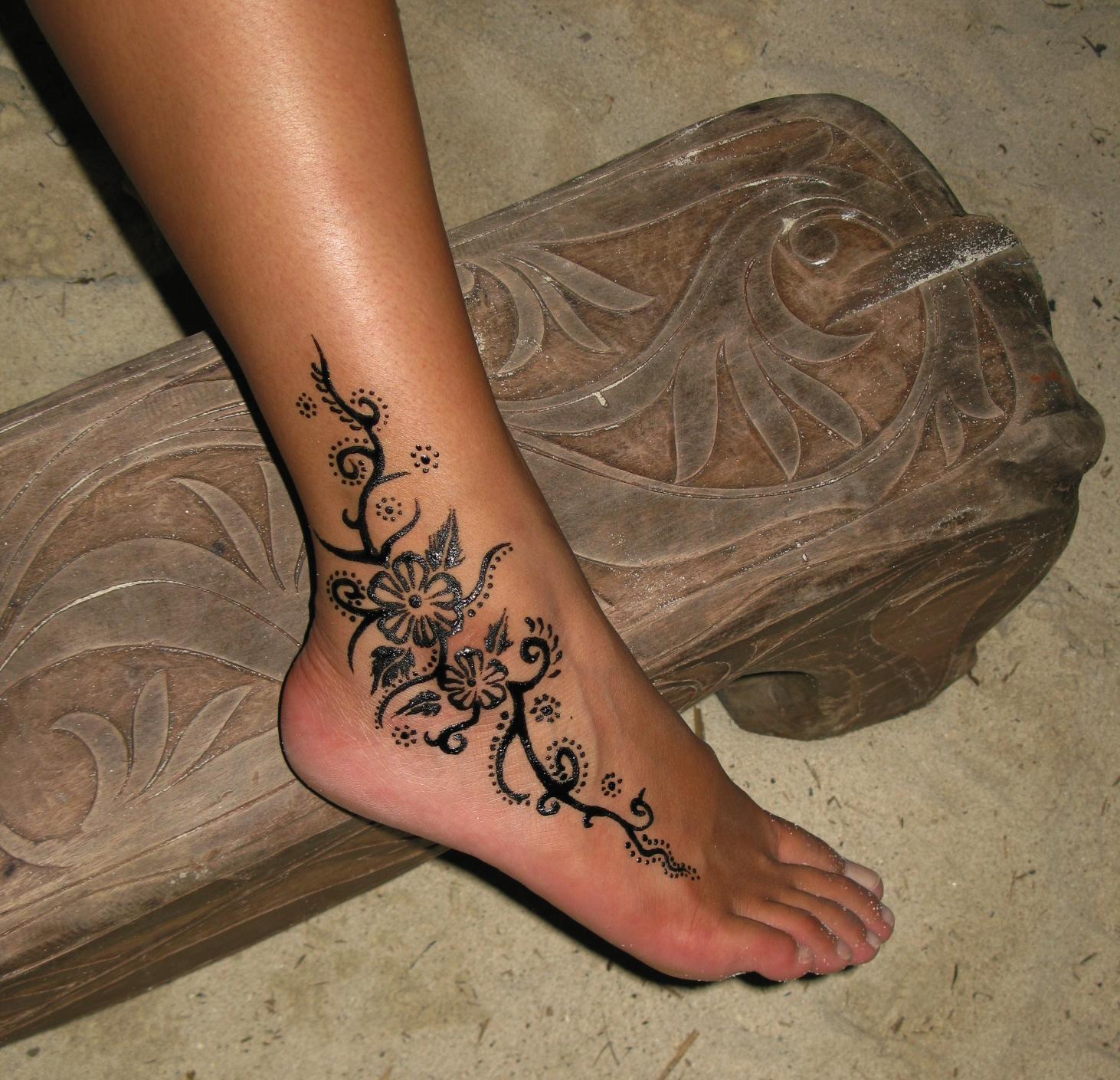 Anklet Tattoo - Black Poison Tattoos