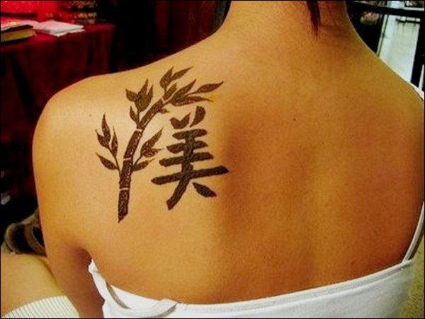 Tattoo Art Chinese calligraphy SHOU long life immortality large 825  eBay