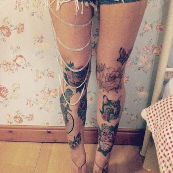 50 Amazing Knee Tattoo Design Ideas