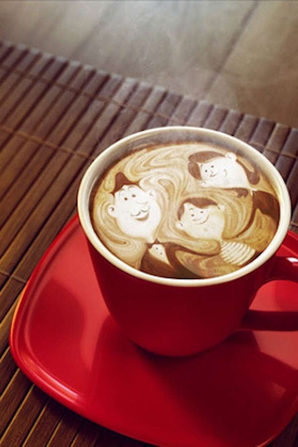 40 Beautiful Coffee Art  Examples Bored Art 