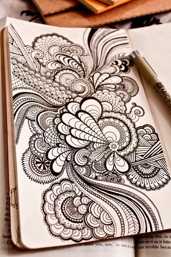 40 Beautiful Doodle Art Ideas - Bored Art