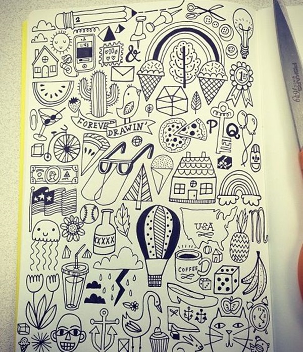 40 Beautiful Doodle Art Ideas - Page 2 of 2 - Bored Art