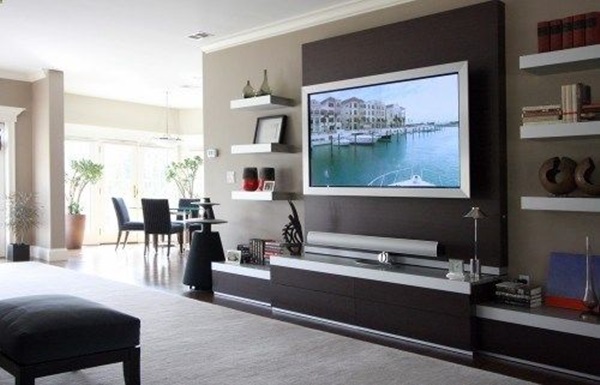 30 Ways To Decorate The TV wall - Bored Art