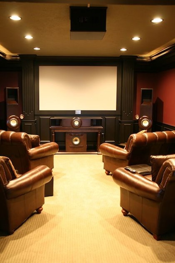 Simple Home Theater Design Tennessee for Small Space