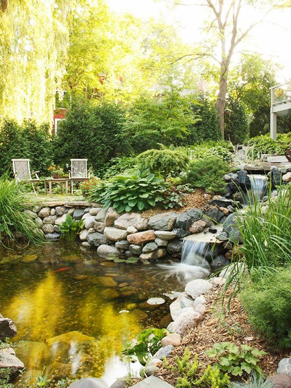 30 Elegant Backyard Pond Ideas