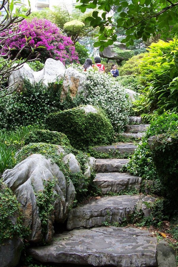 40 Cool Garden Stair Ideas For Inspiration - Bored Art
