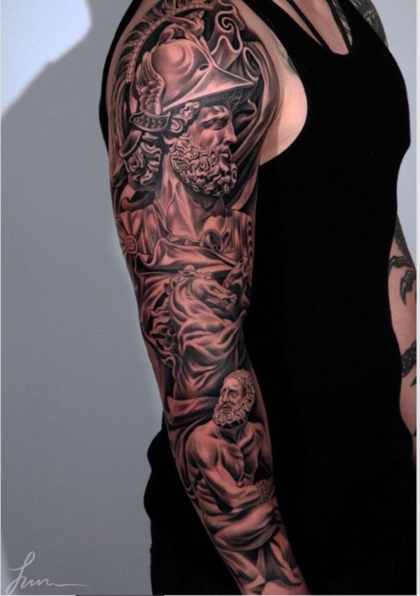 Tattoos Arm Sleeve Designs : Tribal Arm Tattoos Design Ideas - Yo Tattoo - Skull sleeve tattoos are quite a common sleeve tattoo design, worn commonly by men.