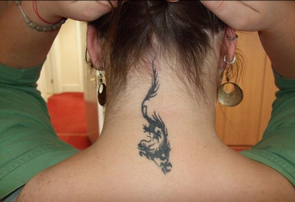 10. Watercolor neck tattoo - wide 7
