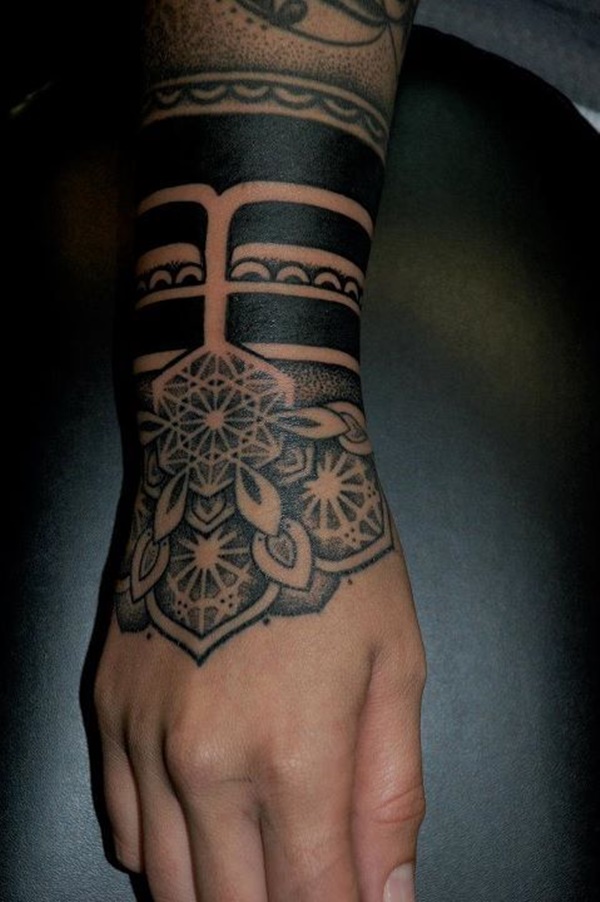 Tattoo For Men Hand Band Tattoo