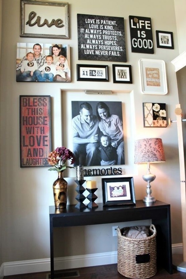 40 Best Family Picture Wall Decoration Ideas